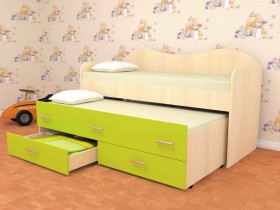 Детская двухместная кровать Нимфа в Енисейске - enisejsk.katalogmebeli.com | фото
