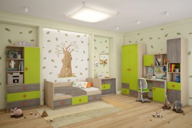 Детская комната Пуговка в Енисейске - enisejsk.katalogmebeli.com | фото