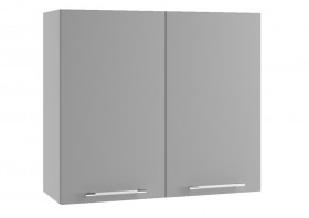 Гарда П 800 шкаф верхний (Белый Эмалит/корпус Серый) в Енисейске - enisejsk.katalogmebeli.com | фото