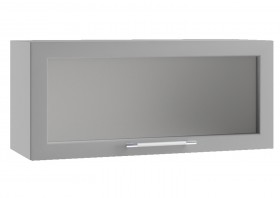 Гарда ПГС 800 шкаф верхний горизонтальный со стеклом Джинс в Енисейске - enisejsk.katalogmebeli.com | фото