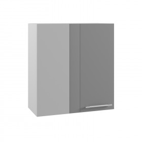 Гарда ПУ 650 шкаф верхний угловой (Джинс/корпус Серый) в Енисейске - enisejsk.katalogmebeli.com | фото
