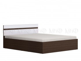 Ким кровать 1,4 (Венге/белый глянец) в Енисейске - enisejsk.katalogmebeli.com | фото