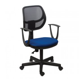 Кресло BRABIX Flip MG-305 (сине-черный) в Енисейске - enisejsk.katalogmebeli.com | фото 3