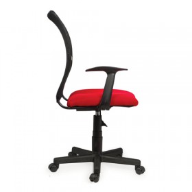 Кресло BRABIX Spring MG-307 (красно-черный) в Енисейске - enisejsk.katalogmebeli.com | фото 3