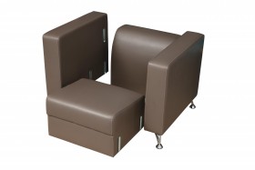 Кресло для отдыха "Премиум" (кож. зам. латте)/осн. в Енисейске - enisejsk.katalogmebeli.com | фото 4