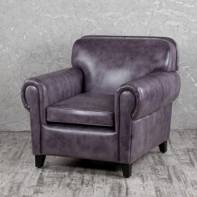 Кресло кожаное Элегант (Фиолетовый) в Енисейске - enisejsk.katalogmebeli.com | фото