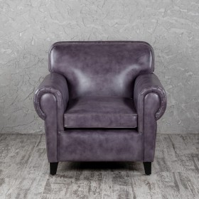 Кресло кожаное Элегант (Фиолетовый) в Енисейске - enisejsk.katalogmebeli.com | фото 4