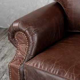 Кресло кожаное Лофт Аристократ (ширина 1100 мм) в Енисейске - enisejsk.katalogmebeli.com | фото 5