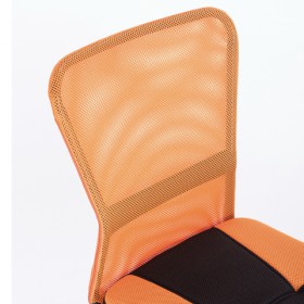 Кресло компактное BRABIX Smart MG-313 (черный, оранжевый) в Енисейске - enisejsk.katalogmebeli.com | фото 4