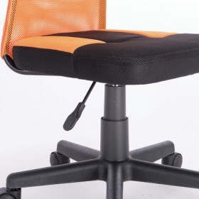 Кресло компактное BRABIX Smart MG-313 (черный, оранжевый) в Енисейске - enisejsk.katalogmebeli.com | фото 5