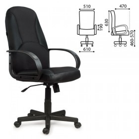 Кресло офисное BRABIX City EX-512 (черное) в Енисейске - enisejsk.katalogmebeli.com | фото