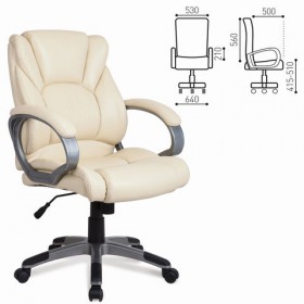 Кресло офисное BRABIX Eldorado EX-504 (бежевый) в Енисейске - enisejsk.katalogmebeli.com | фото