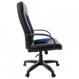 Кресло офисное BRABIX Strike EX-525 (сине-черный) в Енисейске - enisejsk.katalogmebeli.com | фото 2