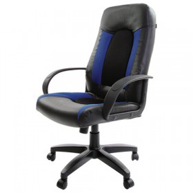 Кресло офисное BRABIX Strike EX-525 (сине-черный) в Енисейске - enisejsk.katalogmebeli.com | фото 5