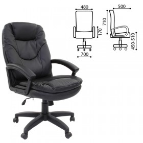 Кресло офисное BRABIX Trend EX-568 (черный) в Енисейске - enisejsk.katalogmebeli.com | фото 1