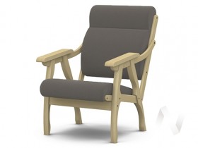 Кресло Вега-10 (бесцветный лак/ULTRA STONE) в Енисейске - enisejsk.katalogmebeli.com | фото 1