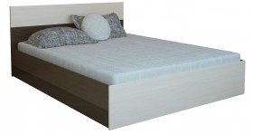Кровать 0,8м Юнона с настилом (Венге / Дуб) в Енисейске - enisejsk.katalogmebeli.com | фото 2