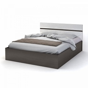 Кровать 1,4м Спальня Вегас (белый глянец) в Енисейске - enisejsk.katalogmebeli.com | фото