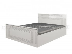 Кровать Афина-1 1,4 м (Белый/Белый глянец) в Енисейске - enisejsk.katalogmebeli.com | фото