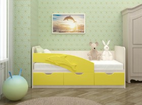 Кровать детская 1,6м Дельфин (Розовый металлик) в Енисейске - enisejsk.katalogmebeli.com | фото 3