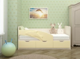 Кровать детская 1,6м Дельфин (Розовый металлик) в Енисейске - enisejsk.katalogmebeli.com | фото 6