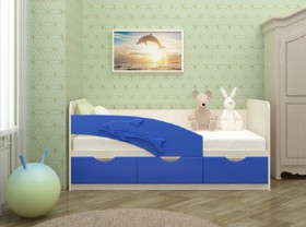 Кровать детская 1,6м Дельфин (Розовый металлик) в Енисейске - enisejsk.katalogmebeli.com | фото 7