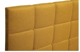 Кровать "Диана" ш. 1400 (Н=1010мм) (жаккард горчица) в Енисейске - enisejsk.katalogmebeli.com | фото 5