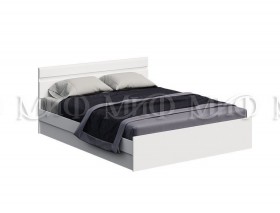 Кровать Нэнси New 1,4м (Белый/белый глянец) в Енисейске - enisejsk.katalogmebeli.com | фото 1