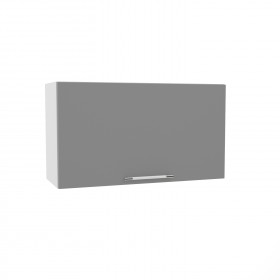 Лофт ВПГ 800 шкаф верхний горизонтальный высокий (Дуб бурый/корпус Серый) в Енисейске - enisejsk.katalogmebeli.com | фото
