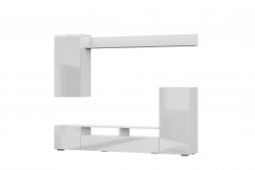 Мебель для гостиной МГС 4 (Белый/Белый глянец) в Енисейске - enisejsk.katalogmebeli.com | фото 7