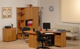Мебель для персонала Рубин 42 Светлый миланский орех в Енисейске - enisejsk.katalogmebeli.com | фото 2