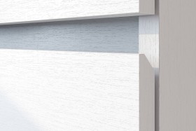 Модульная система "Токио" Тумба прикроватная Белый текстурный / Белый текстурный в Енисейске - enisejsk.katalogmebeli.com | фото 4