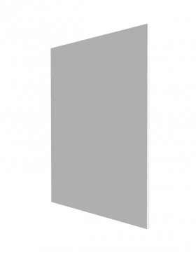 Панель торцевая С Ройс (для шкафов нижних) Белый софт в Енисейске - enisejsk.katalogmebeli.com | фото