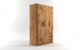 Шкаф 3-х створчатый с ящиками Шервуд (Дуб Вотан) в Енисейске - enisejsk.katalogmebeli.com | фото 1
