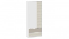 Шкаф для одежды комбинированный «Сканди» Дуб Гарден/Белый/Глиняный серый в Енисейске - enisejsk.katalogmebeli.com | фото
