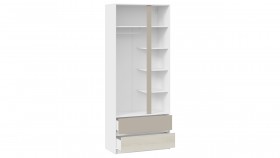 Шкаф для одежды комбинированный «Сканди» Дуб Гарден/Белый/Глиняный серый в Енисейске - enisejsk.katalogmebeli.com | фото 2