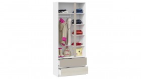 Шкаф для одежды комбинированный «Сканди» Дуб Гарден/Белый/Глиняный серый в Енисейске - enisejsk.katalogmebeli.com | фото 3