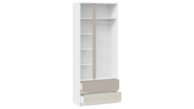 Шкаф для одежды комбинированный «Сканди» Дуб Гарден/Белый/Глиняный серый в Енисейске - enisejsk.katalogmebeli.com | фото 5