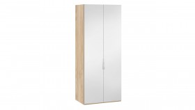 Шкаф для одежды с 2 зеркальными дверями «Эмбер» Яблоня Беллуно в Енисейске - enisejsk.katalogmebeli.com | фото