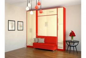 Шкаф-кровать с диваном Бела-5 в Енисейске - enisejsk.katalogmebeli.com | фото