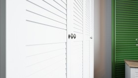 Шкаф угловой с 1-ой дверью с зеркалом «Ривьера» (Белый) в Енисейске - enisejsk.katalogmebeli.com | фото 8