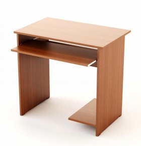 Компьютерный стол Малый упрощённый (Беленый дуб) в Енисейске - enisejsk.katalogmebeli.com | фото 2