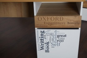 Стол с ящиками «Оксфорд» (Ривьера/Белый с рисунком) в Енисейске - enisejsk.katalogmebeli.com | фото 9