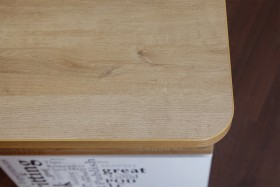 Угловой письменный стол с ящиками «Ривьера» Дуб Бонифацио/Белый в Енисейске - enisejsk.katalogmebeli.com | фото 5
