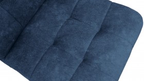 Стул «Аспен» К1С Черный муар/Микровелюр Wellmart Blue в Енисейске - enisejsk.katalogmebeli.com | фото 3