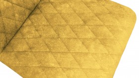 Стул «Стенли» К3 Черный муар/Микровелюр Wellmart Yellow в Енисейске - enisejsk.katalogmebeli.com | фото 3