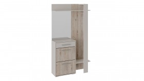 Шкаф для одежды «Нуар» тип 1 Фон серый/Дуб сонома в Енисейске - enisejsk.katalogmebeli.com | фото 2