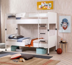 Кровать двухъярусная WHITE в Енисейске - enisejsk.katalogmebeli.com | фото