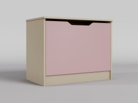 Ящик для игрушек Грэйси (Розовый/корпус Клен) в Енисейске - enisejsk.katalogmebeli.com | фото