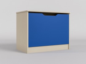 Ящик для игрушек Скай (Синий/корпус Клен) в Енисейске - enisejsk.katalogmebeli.com | фото